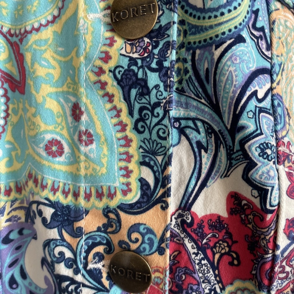 Koret 22W‎ Button Up Colorful Jacket - Picture 4 of 11
